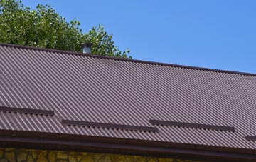 typical Normoss corrugated roof uses